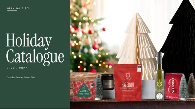 Gray Jay Gifts Holiday Catalogue 2026 / 2027, Canadian Sourced Artisan Gifts